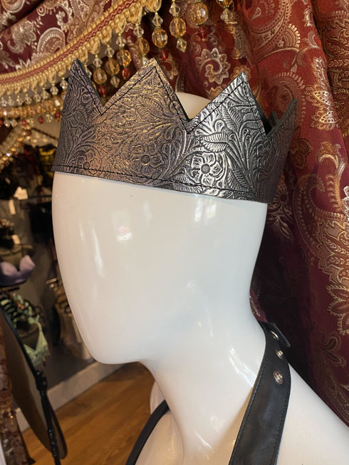 Leather Crown - Metallic